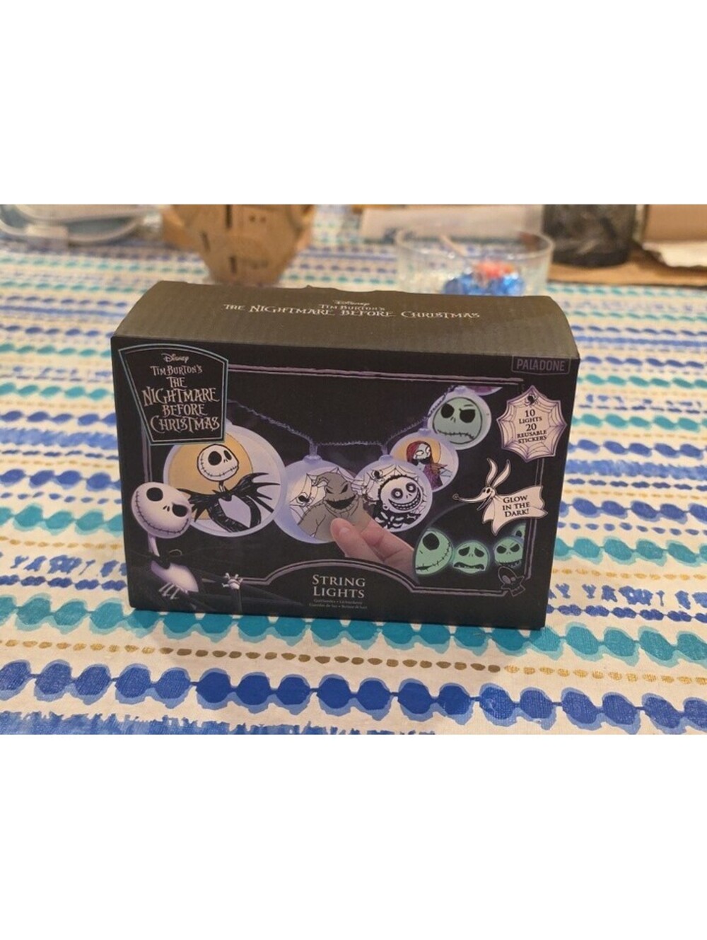 Disney Tim Burton's The Nightmare Before Christmas String Lights 10 Lights...